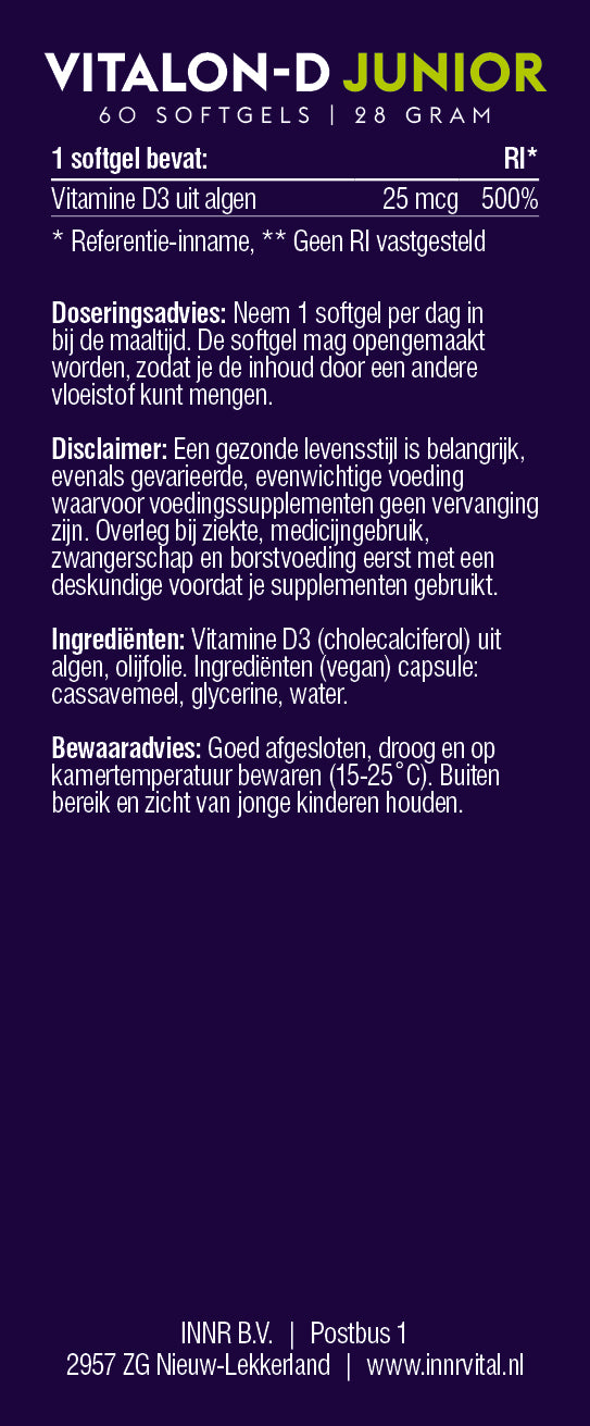 Vitalon-D Junior (natuurlijke vitamine D3)