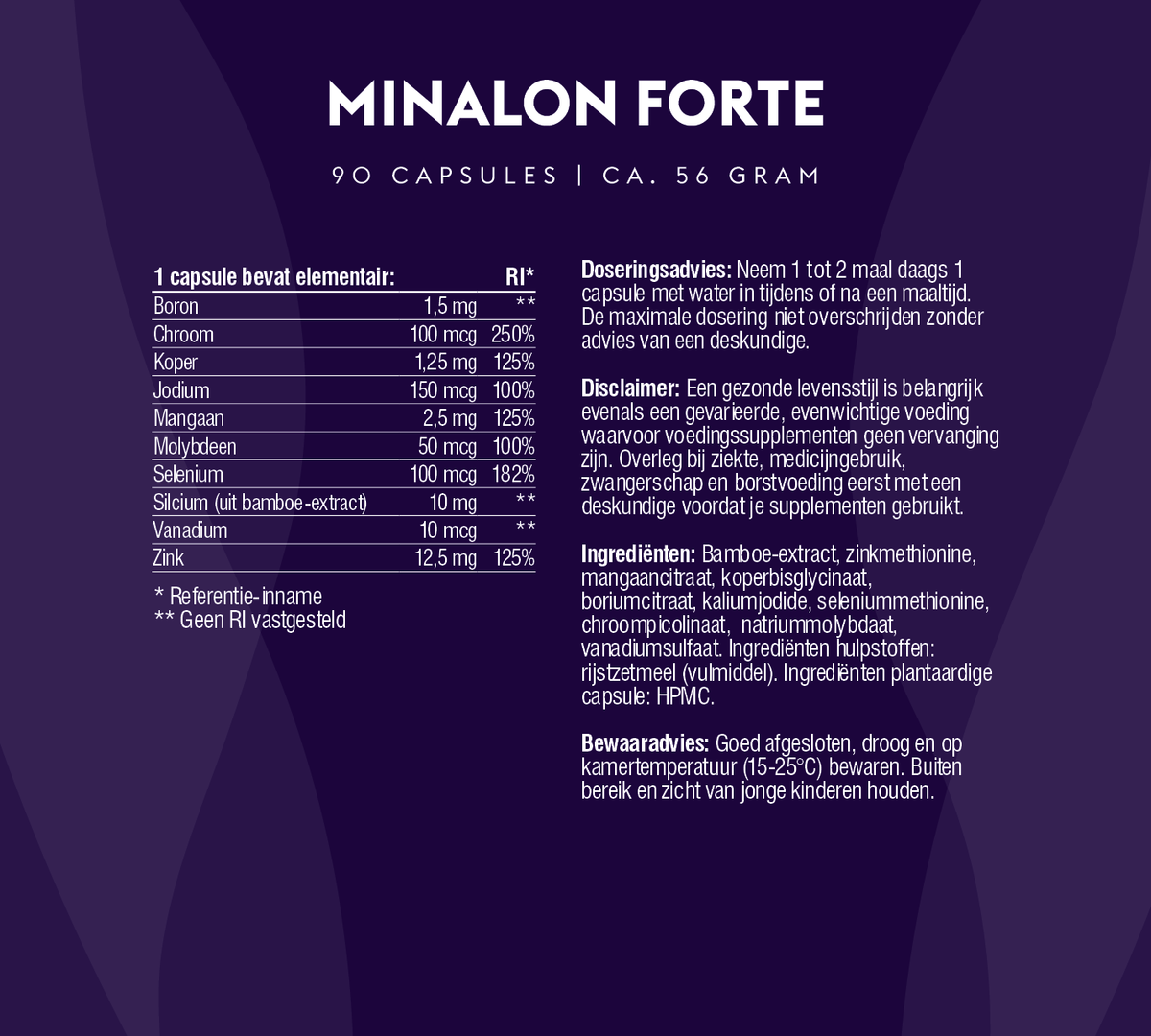 Minalon Forte (100% natuurlijk mineralencomplex)