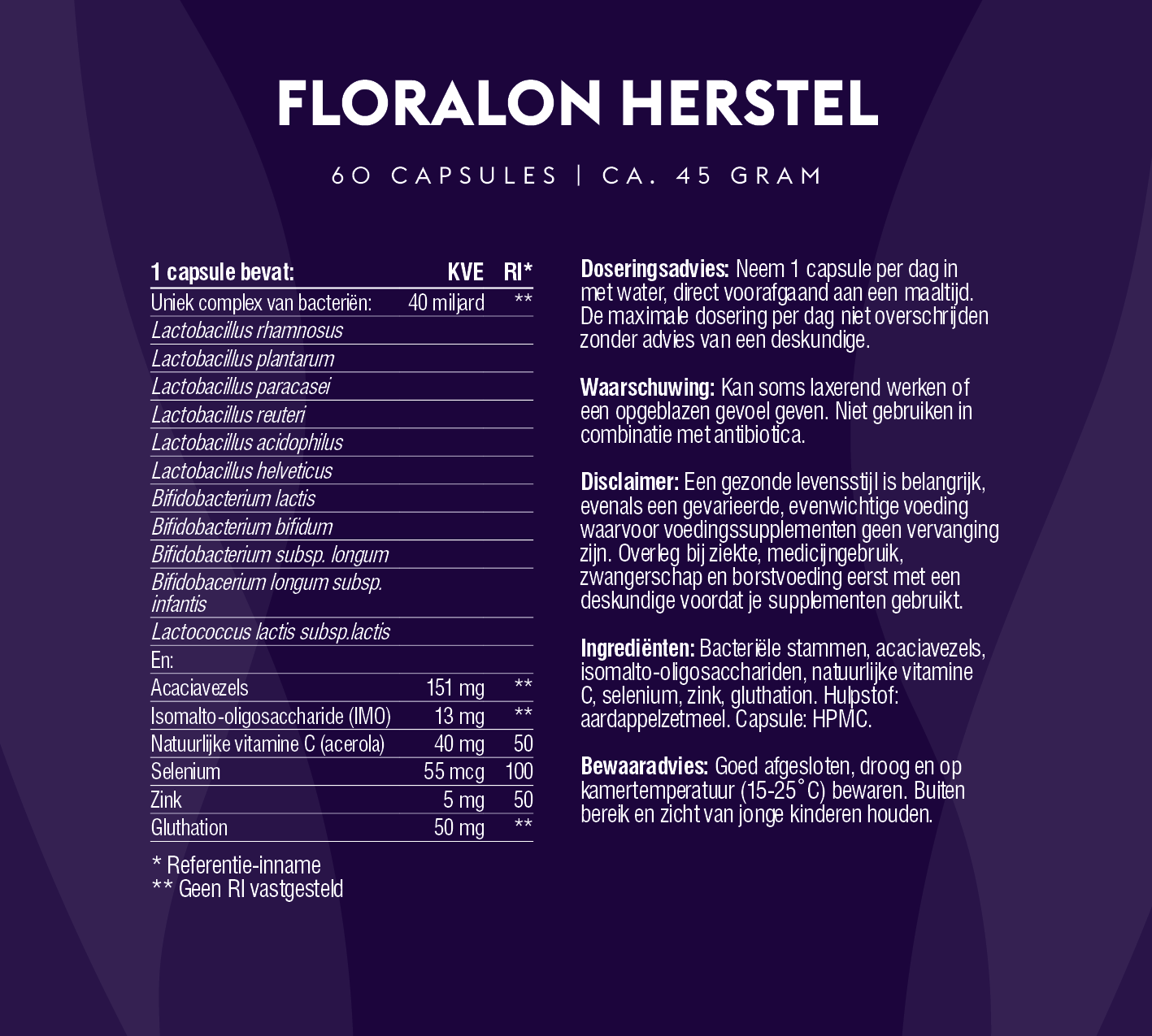 Floralon Herstel (probioticacomplex)