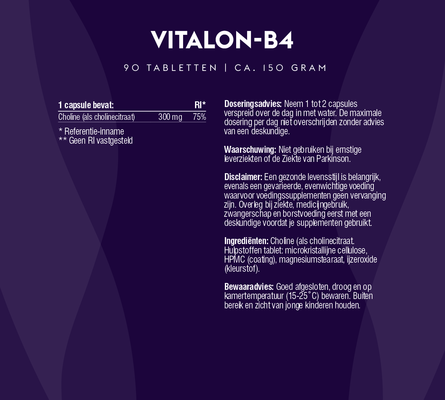 Vitalon-B4 (choline)