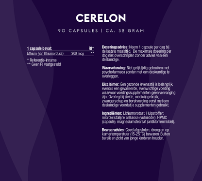 Cerelon (100% organische lithium)