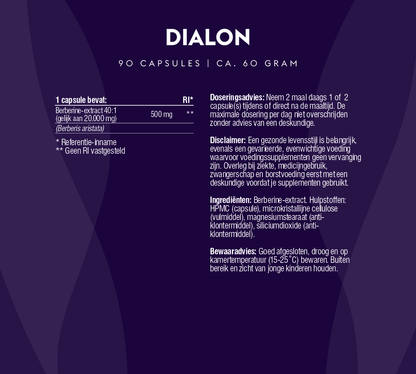 Dialon (100% natuurlijke berberine)