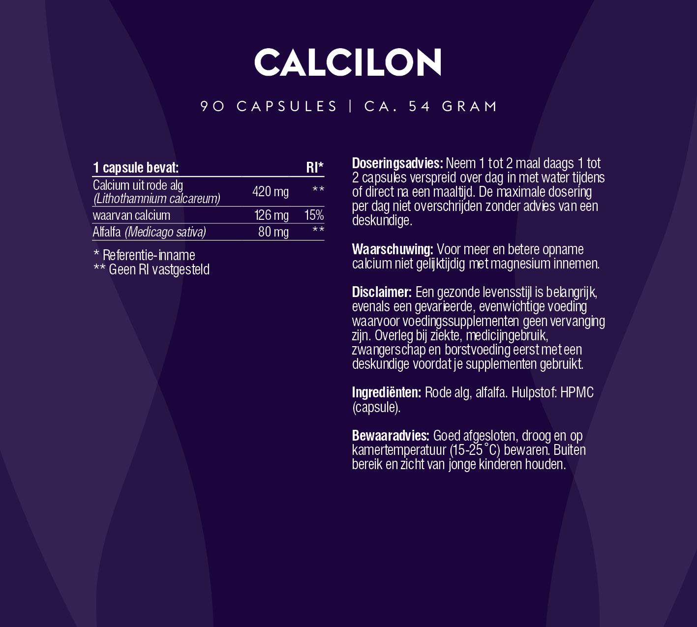 Calcilon (100% natuurlijk calcium)