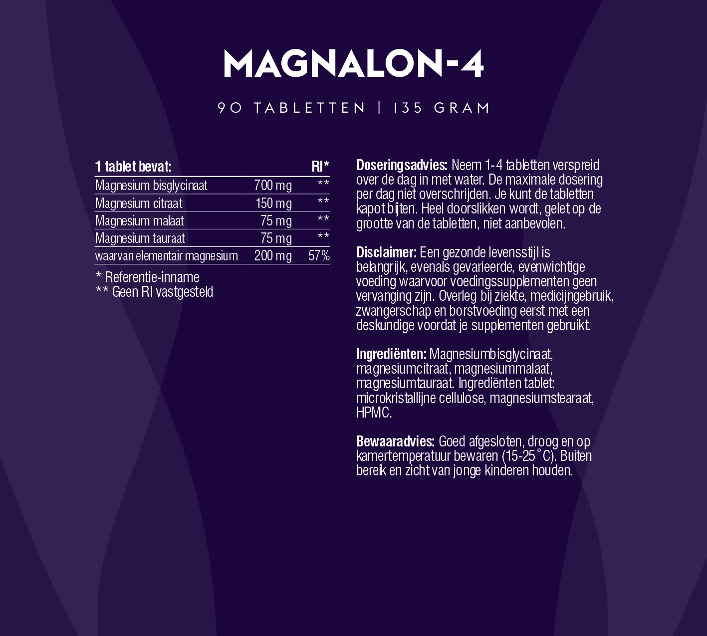 Magnalon-4 (100% natuurlijk magnesiumcomplex)