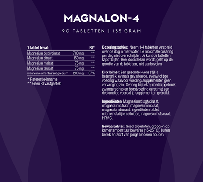 Magnalon-4 (100% natuurlijk magnesiumcomplex)