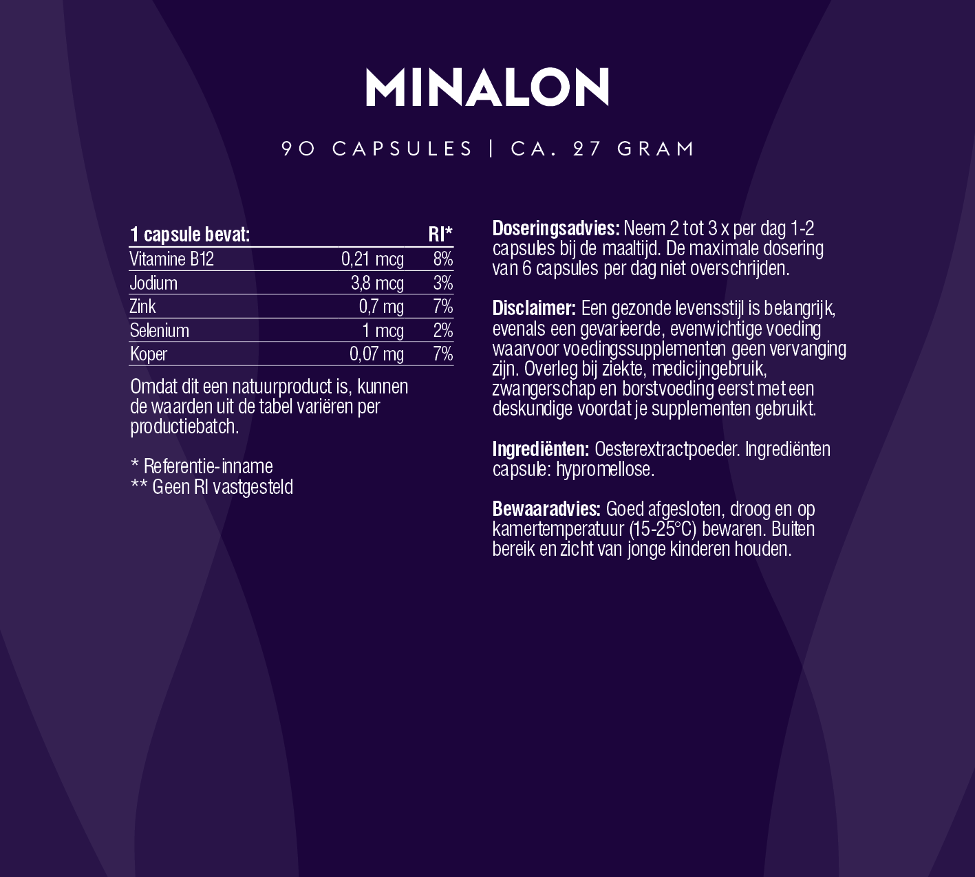 Minalon (100% natuurlijk mineralencomplex)