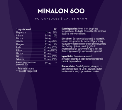 Minalon 600 (100% natuurlijk mineralencomplex)