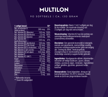 Multilon (multivitamine + mineralen)