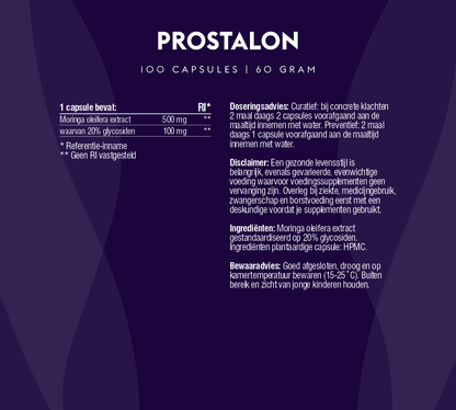 Prostalon (prostaatformule met 100% natuurlijke moringa)