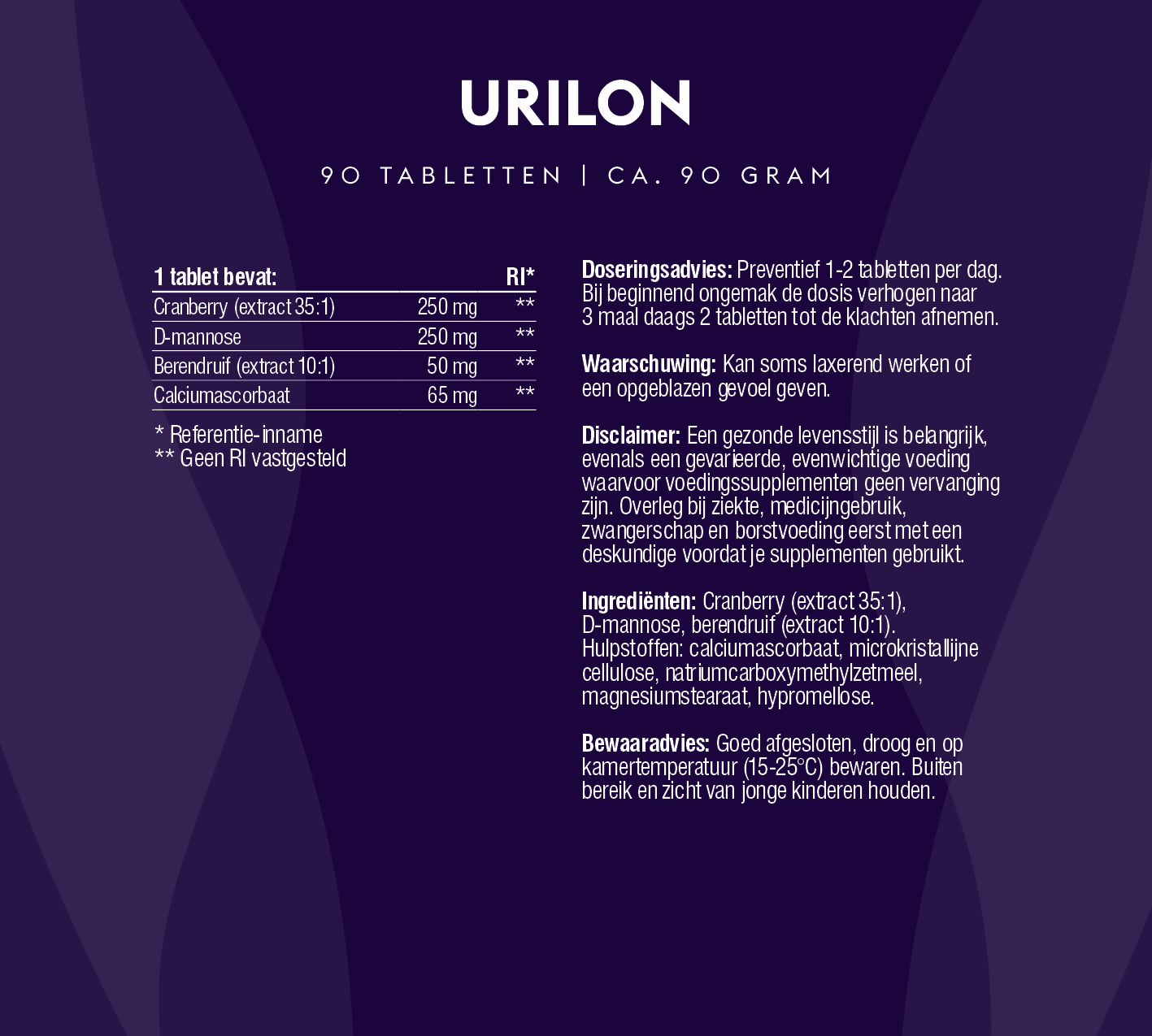 Urilon (cranberry + D-mannose)