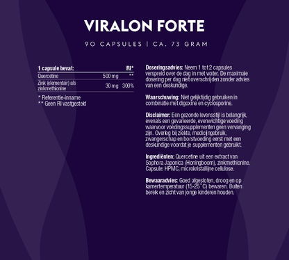 Viralon Forte (100% natuurlijke quercetine + zink)