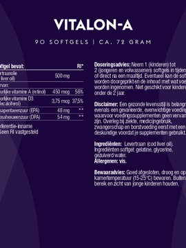 Vitalon-A (levertraan met natuurlijke vitamine A)