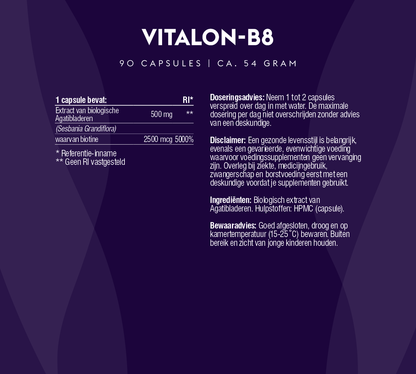 Vitalon-B8 (100% natuurlijke vitamine B8 uit Agatiblad)