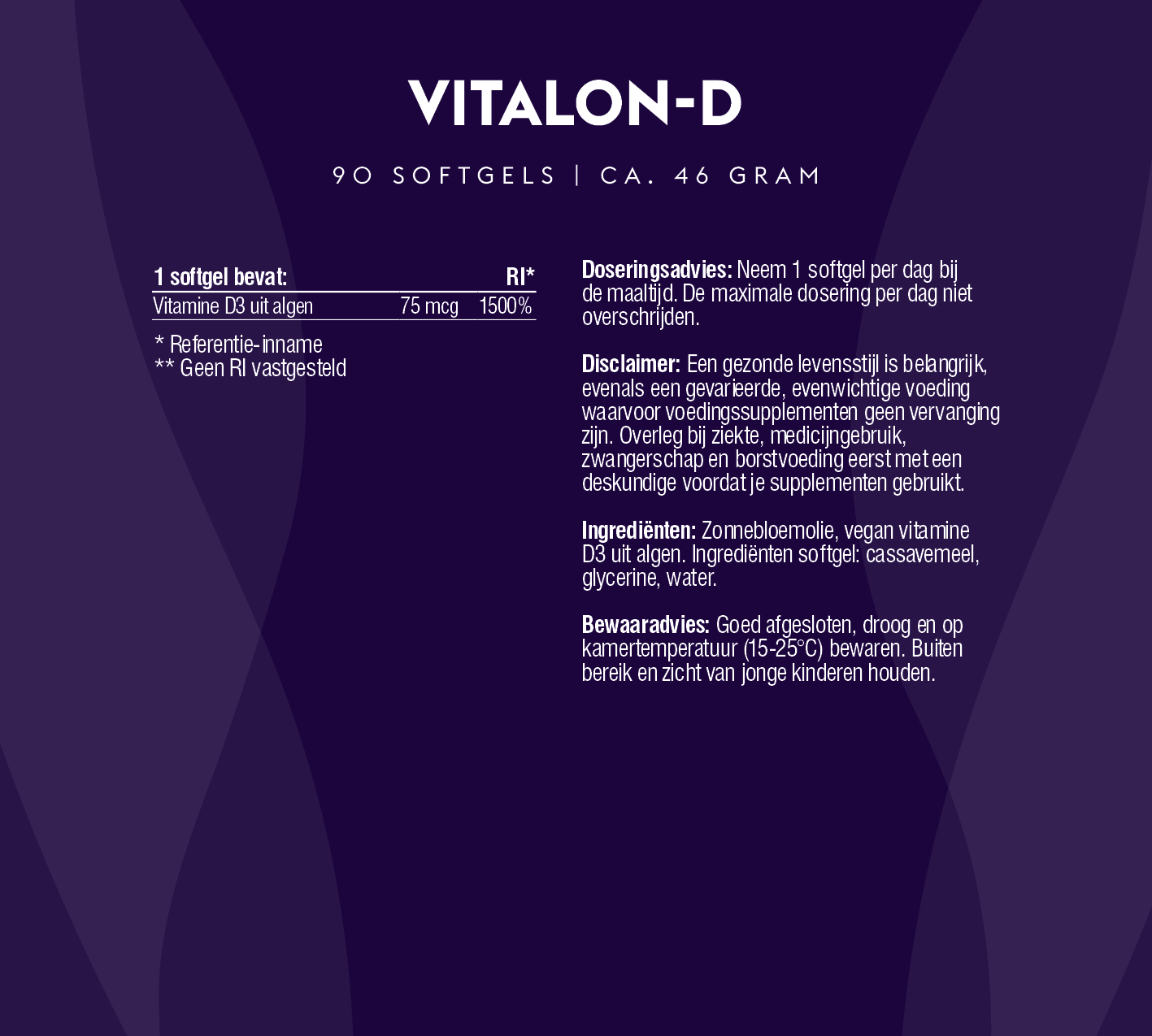Vitalon-D (natuurlijke vitamine D3)