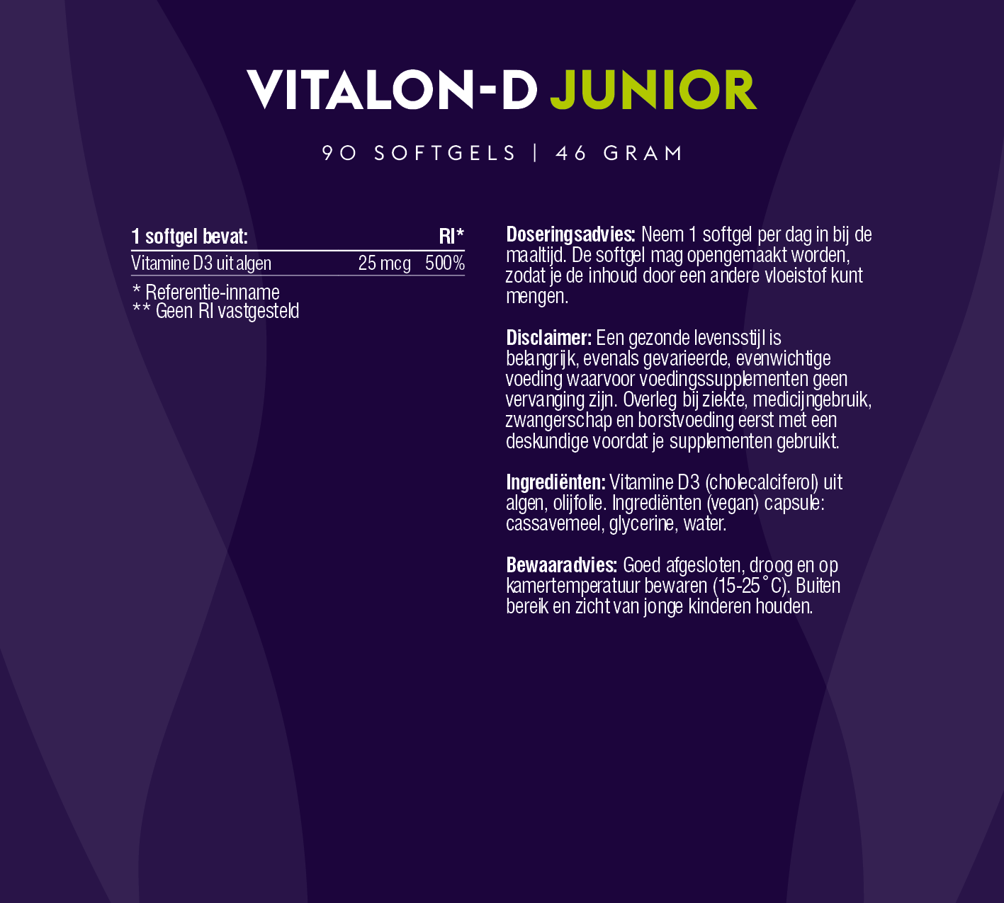 Vitalon-D Junior (100% natuurlijke vitamine D3)